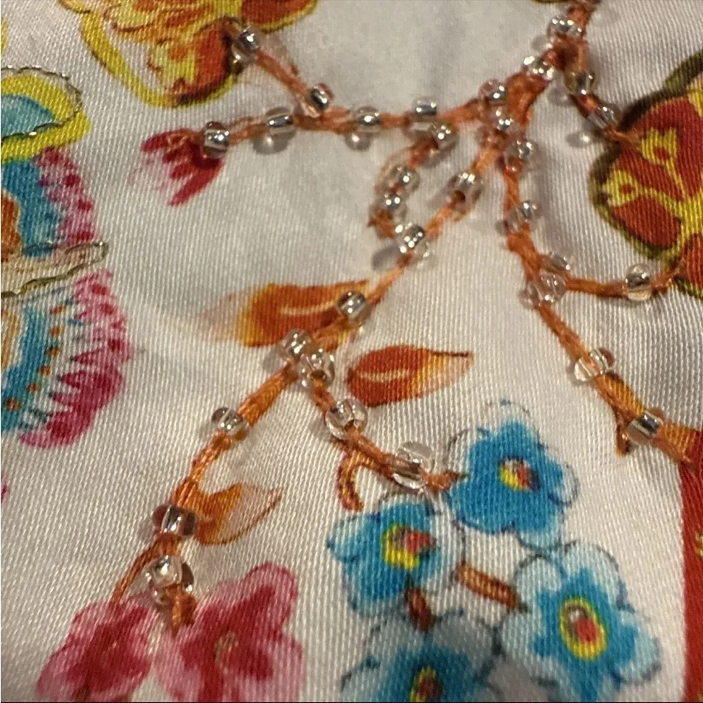 Robert Graham Multicolor  GIVERNY FLOWERS LIMITED EDITION Sz L $398 NWT - Picture 7 of 16